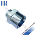 Adaptador de tubo métrico / NPT Conector de tubo de niple hidráulico (1CN)